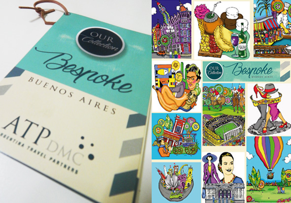 Diseño e impresión de catalogo. Our Collection Buenos Aires. ilustraciones personalizadas.